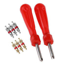 182pcs/Set Car A/C Air Conditioning R134a Valve Core Assortment+Remover Tool