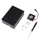 ABS Case Enclosure with External Mini Cooling Fans for Raspberry pi 3 3B+