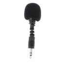 Black Travel Mini Flexible Hold 3.5MM Stereo Microphone for Laptop/Notebook