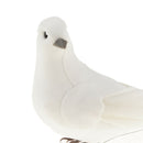 2 Pieces Simulation Feathered Foam Long Tail Pigeon Outdoor Decor Prop