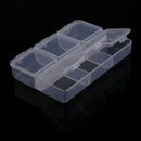 Mini Portable Empty Braille 6 Cells Pill Medicine Drug Storage Case Box Clear