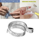 Adjustable Knitting Loop Crochet Loop Knitting Accessorie Ring