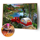 Hut 5D Full Round Diamond Painting DIY Cross Stitch Embroidery (LD344)