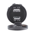 12V / 24V Fast Charging 4.2A Car Cigarette Lighter Socket Double Usb Charge