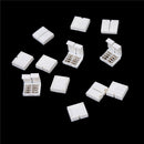 10PCS 4-PIN RGB Connector Adapter For 5050 RGB LED Strip Solderless 10mm