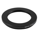 52mm-37mm 52mm to 37mm Black Step Down Ring Adapter for Camera