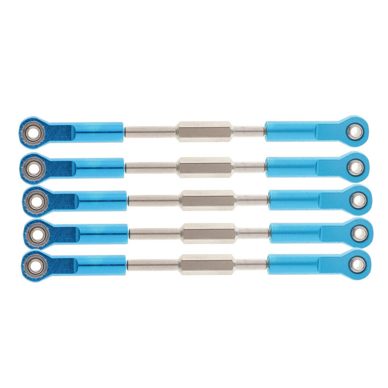 5pc Adjustable Servo Linkage Pulling Steering Rod for HSP 94762 94763 RC Car