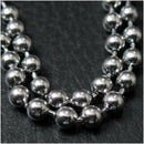 5X(Stainless Steel Bead Metal Bead Necklace Chain F9V1)