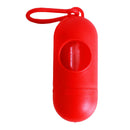 8 Pieces Refillable Dog Poo Bag Dispensers Carrier Case + Garbage Bags