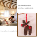 Christmas Tree Decor Felt Elk Gingerbread Man Pendant Hanging Ornament (B) A