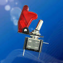 5X 12V 20A Red Cover LED Rocker Toggle Switch SPST ON/OFF Car Truck Boa GZP