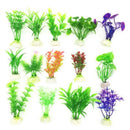 10PCS Aquarium Decorative Plastic Aquatic Plastic Aquarium Color Mixing Ran