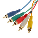 HDMI to 5 RCA RGB Audio Stereo AV Component Card Computer Adaptor Cable 1.5m