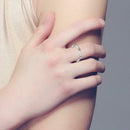 6pcs Punk Style Fashion Ring Arrow Hollow Knuckle Ring Unisex Retro Jewelry A