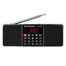 Y-618 Mini Fm Radio Digital Portable Dual 3W Stereo Speaker Mp3 Audio Playe