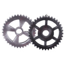 2PCS Retro Wooden Wall Hanging Gear Home Office Bar Decor Gifts