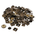20 Sets Sewing Hooks Eye Closures Buckles for Trousers Skirt Repair Bronze