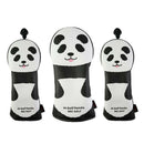 Pack 3 Golf Headcover, Golf Club Cover Panda Animal Lovely Head Cover