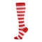 Halloween Striped Contrast Color Women Cotton Thigh Knee-High Stockings