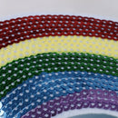 Embroidered Iron On Patches For Clothes Sewing Rainbow Motif Applique StickerLJ