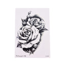 Makeup Rose Flower Tattoo Arm Body Art Waterproof Temporary Tattoo Stickers Bj