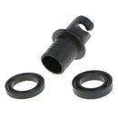 Premium Air Pump Hose Valve Adapter For Kayak Inflatable Boat/Raft In Black
