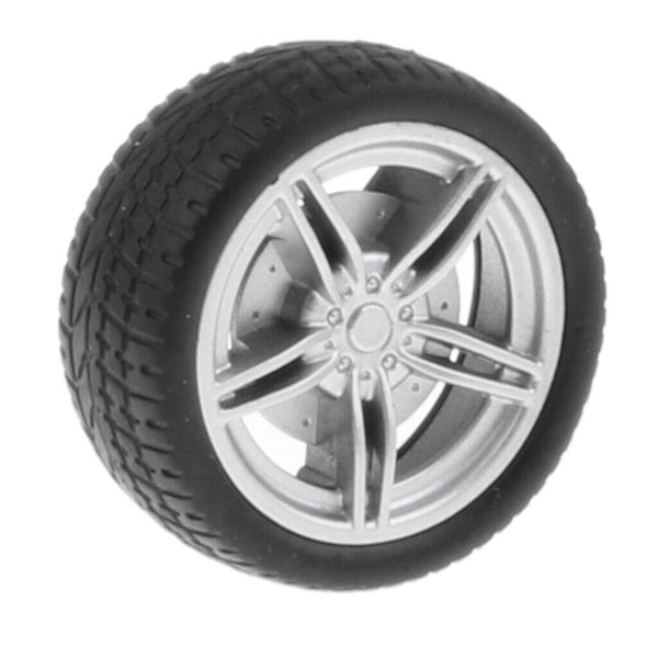 4 Pieces 1.57 Inch 5-Spoke RC Car Wheel Rims for RC Drift Car DIY Kits