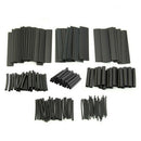 381pcs Weatherproof Heat Shrink Tubes Black Glue Sleeving Glue Assortment K