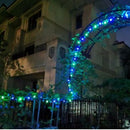 LED Solar Fairy Light Bulb String Outdoor Wedding  Blue 5m 20Bulbs