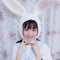 Cotton Bunny Ear Hat Plush Head Warmer Photographing Props Cap Xmas New Year