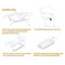 For Huawei P30 Full Cover Screen Protector 9D Tempered Glass Film Anti-Scratch