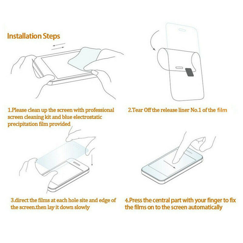 For Huawei P30 Full Cover Screen Protector 9D Tempered Glass Film Anti-Scratch
