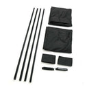2x Black Car Side Window Sunshades Visor Curtain Filter Sunlight Protect Privacy