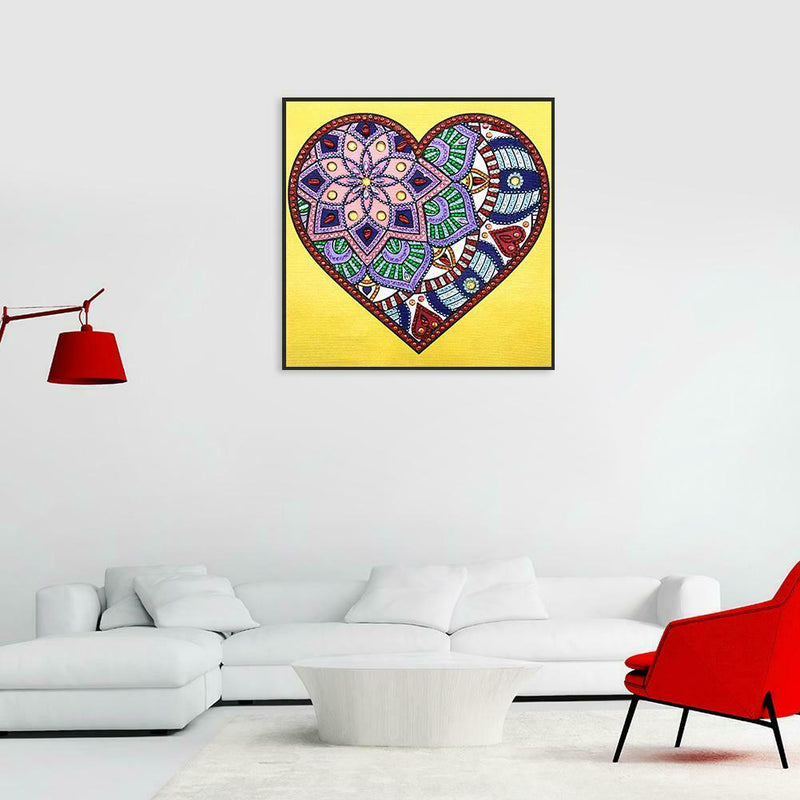 5D DIY Special Shaped Diamond Painting Heart Cross Stitch Mosaic Craft Kits