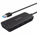 1X(Orico H3Ts-U3 Multifunction 3 Port Usb 3.0 Hub With Sd/Tf Card Reader Me