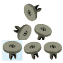 6pcs Universal Dishwasher Lower Basket Wheel Roller 40mm