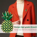 Elegant Pineapple Pins Brooch Rhinestone Badges Jacket Jewelry Ornaments