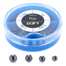 0.6/1/1.5/1.8g Removable Round Lead Split Sinker Fishing Tackle Beans Sinker Gw