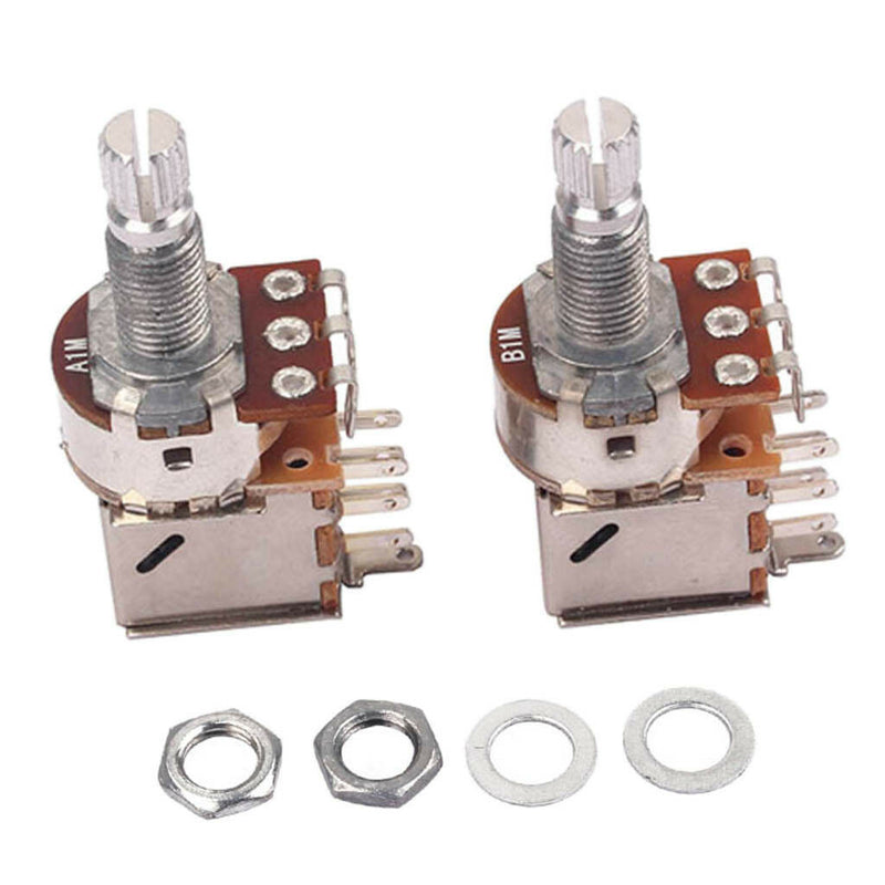 A1M B1M Push Pull Shaft 18mm Guitar Pot Potentiometer for Tone Volumn Switch