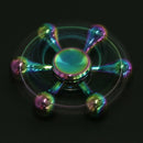 Rainbow Color Hand Spinner Six Arm Water Drop Wheel Alloy Fingertip Toys