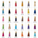 30 Pcs Suede Leather Tassel For Keychain Jewelry DIY Pendant Findings Crafts Set