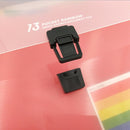 Plastic Document Holder Bag 13Pockets A4 File Organizer Office Expanding Folders