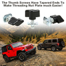 8 Sets Hardtop Quick Removal Thumb Screws for Jeep Wrangler YJ TJ JK 87-17 A