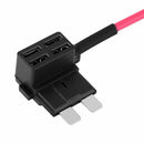5Pcs Car Auto Circuit Fuse Tap Adapter Standard ATO ATC Blade Fuses Holder qwe