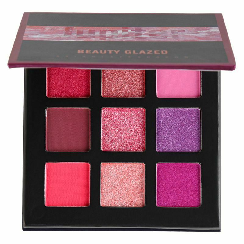 Beauty Glazed Makeup Eyeshadow Palete Makeup Brushes 9 Color Palette Make u X6M6