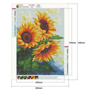 5D DIY Full Drill Diamond Painting Sunflower Cross Stitch Craft Kit (z1155)