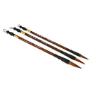 3 Pieces Chinese Calligraphy Brushes Weasel Wolf Hair Writing Painting Art Craft