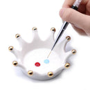 Ceramic Nail Art Brush Displayer Stand Color Palette Brushes Painting Pen Hol Gw
