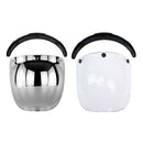 2x Classic Motorcycle Helmet Visors Bubble  3-Snap Open Face Universal