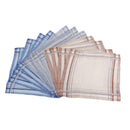 Cotton Plaid Men's Handkerchief Square Decorative Suits Grid 38*38cm Lot